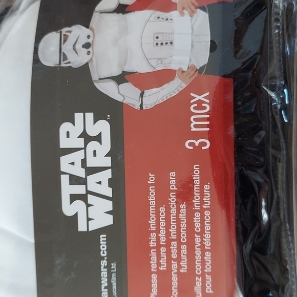 NWT Kids Star Wars Stormtrooper Muscle Shirt Costume - Picture 6 of 7
